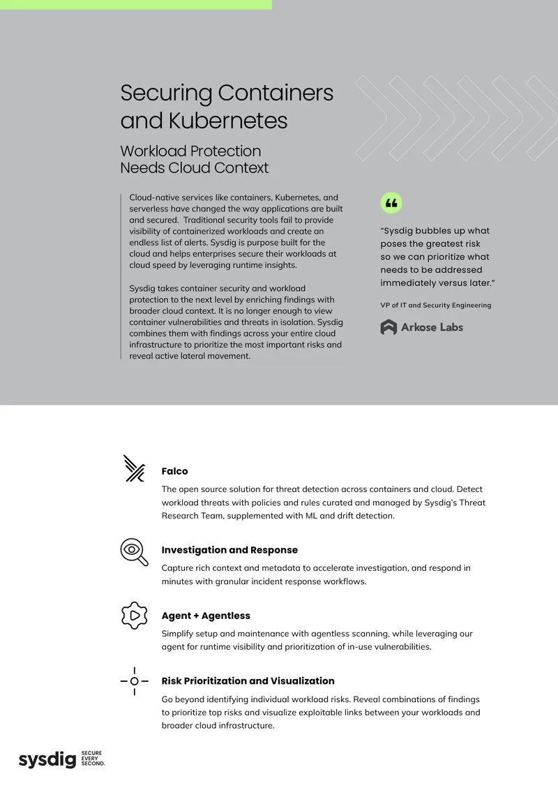 Container and Kubernetes Workload Protection Guide