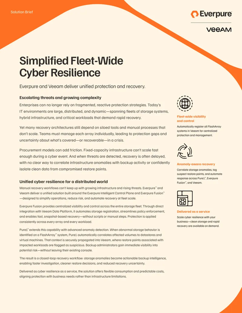 Unified Cyber Resilience Solution for Enterprises