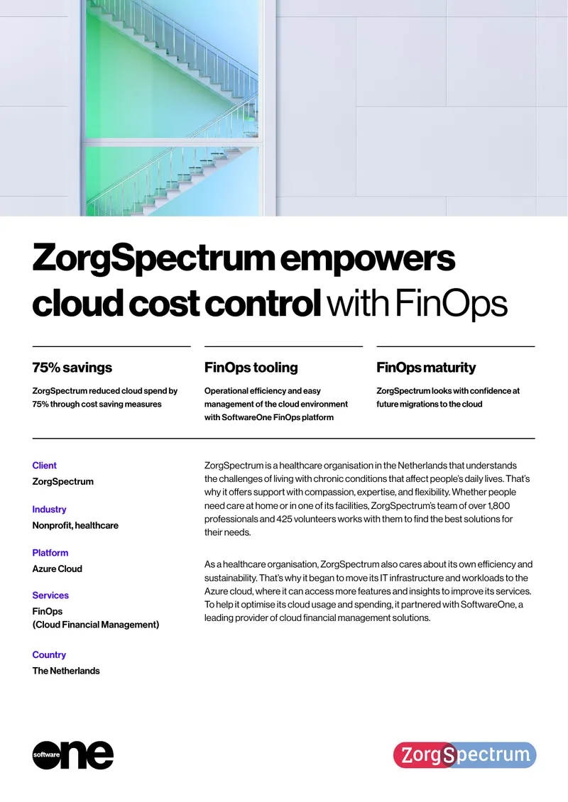ZorgSpectrum Cloud Financial Management Implementation