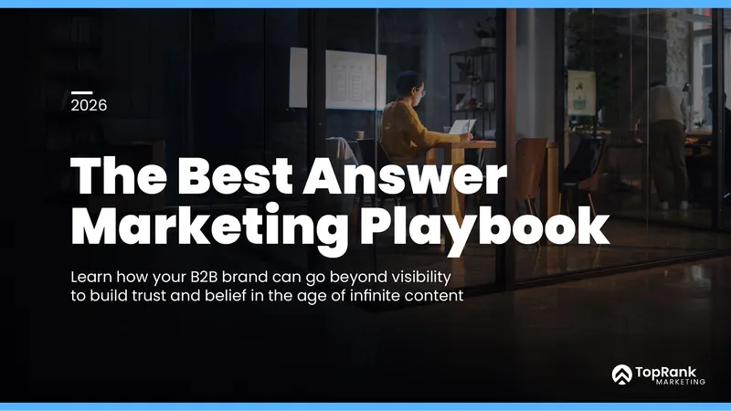 Best Answer Marketing Framework for B2B Brands