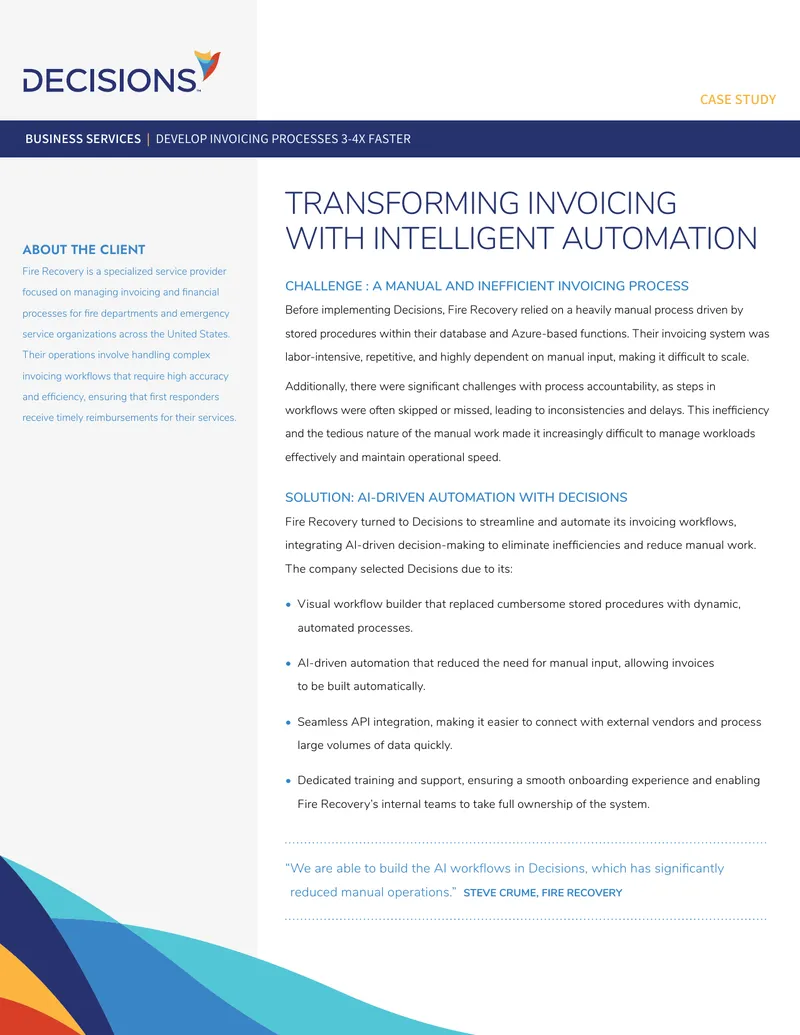 Transforming Invoicing with Intelligent Automation