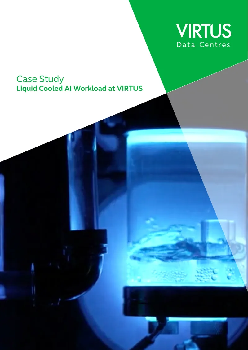 Liquid Cooled AI Workload Case Study at VIRTUS