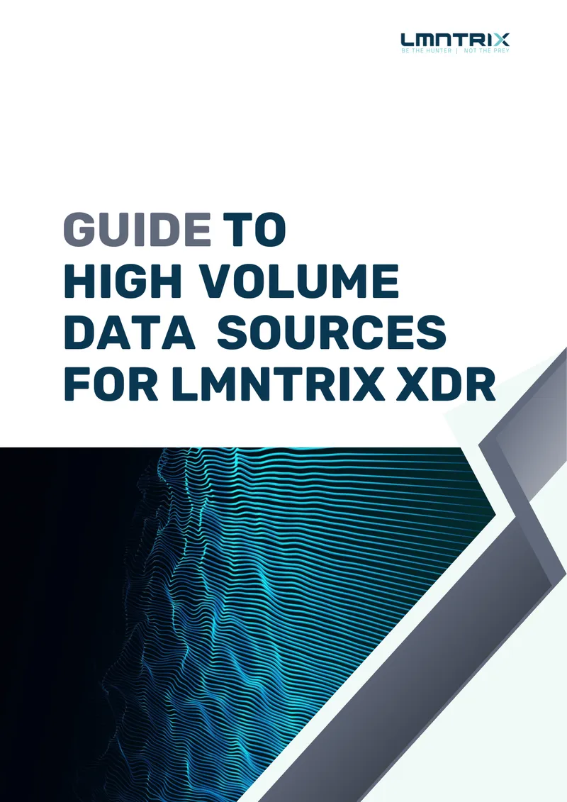 Guide to High-Volume Data Sources for LMNTRIX XDR