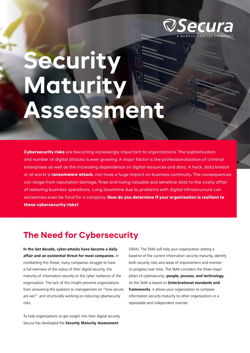 Security Maturity Assessment Framework