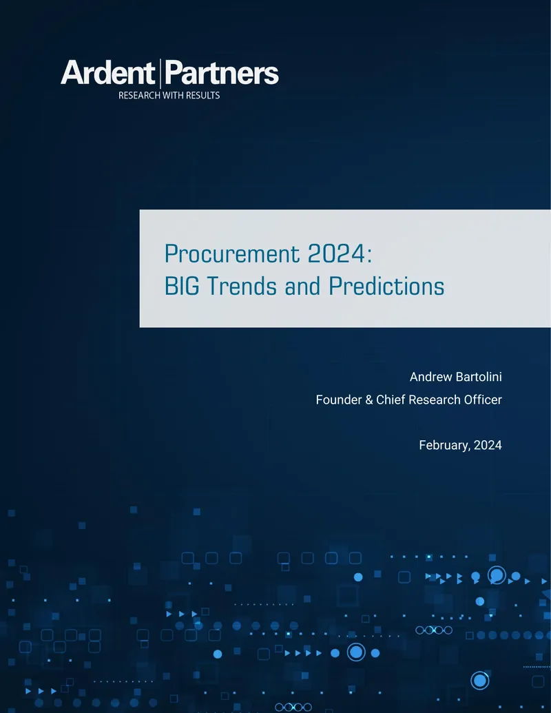 Procurement 2024 Trends and Predictions Report