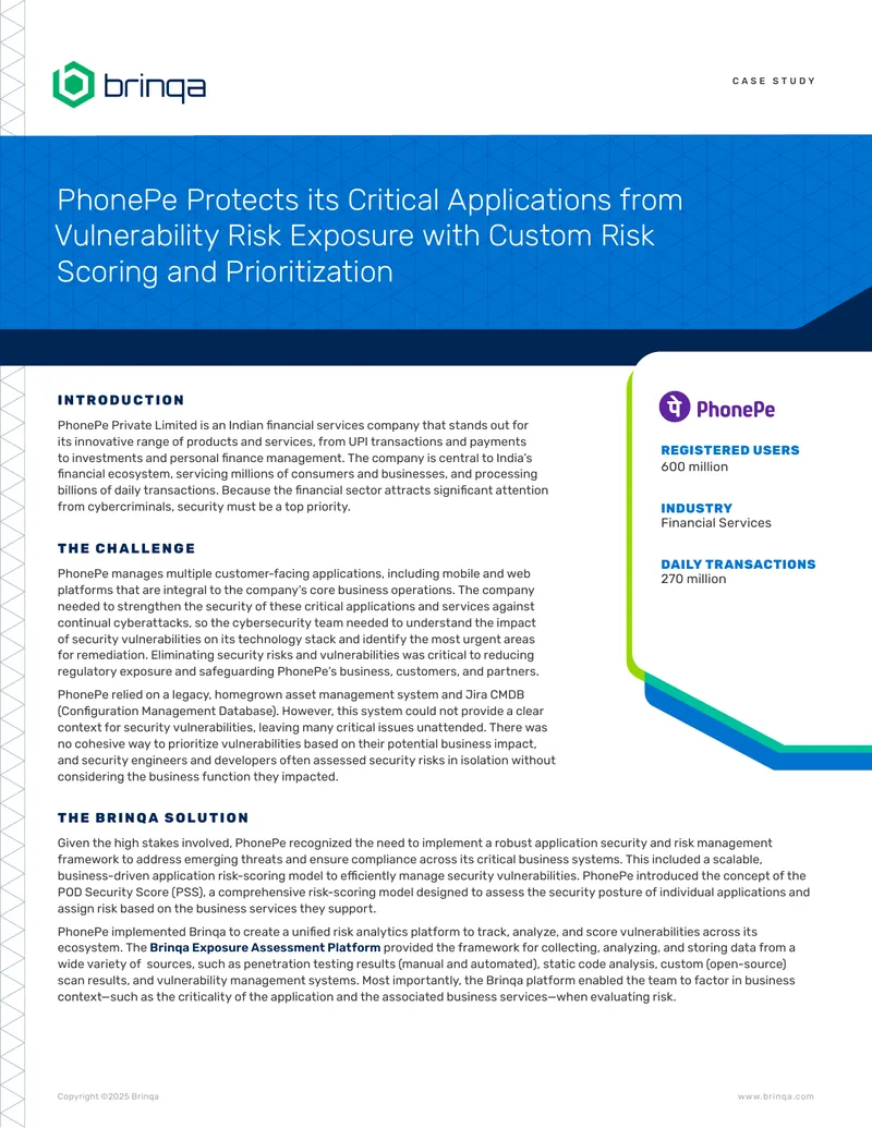 PhonePe Case Study on Application Security Management