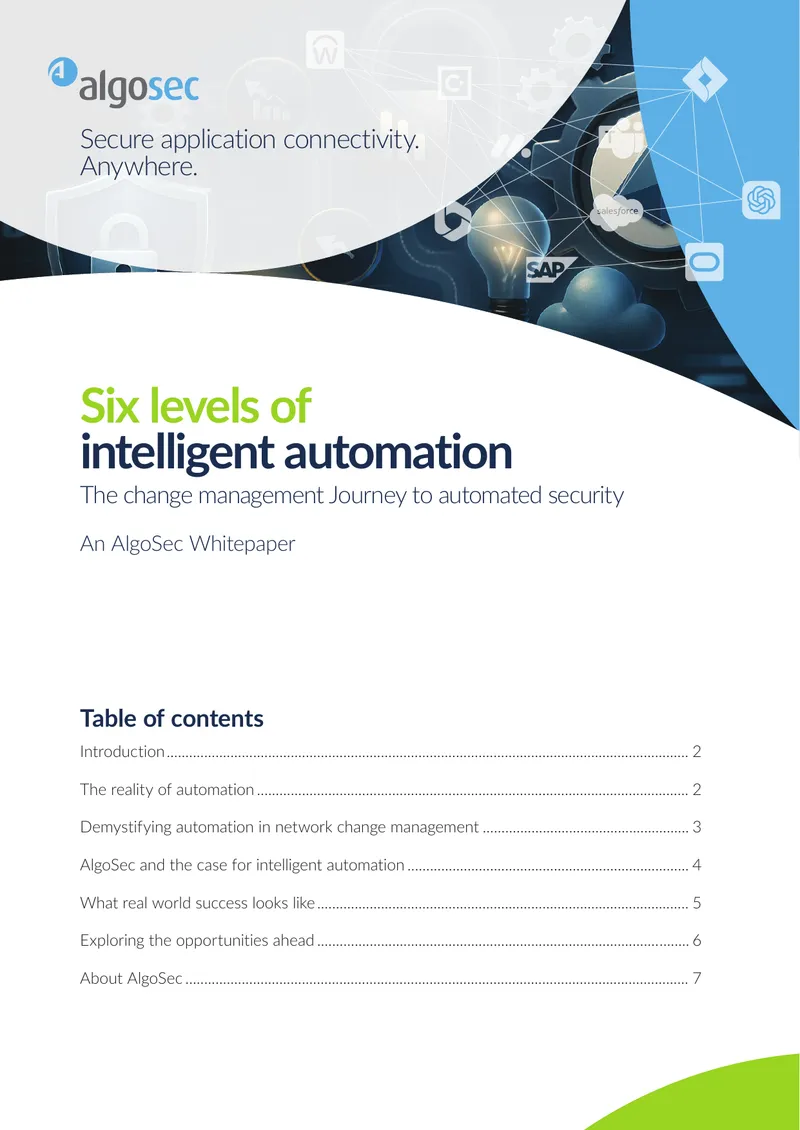 Automating Network Change Management for Security