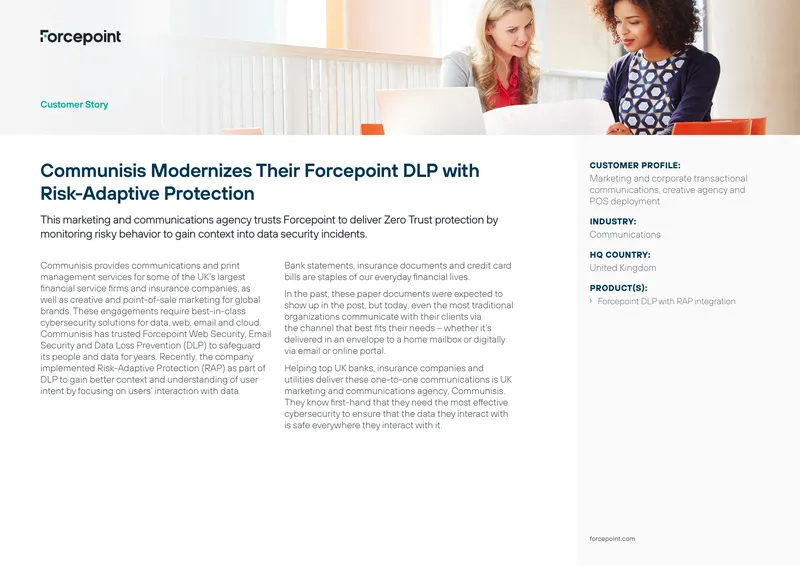Communisis Enhances Data Loss Prevention with RAP