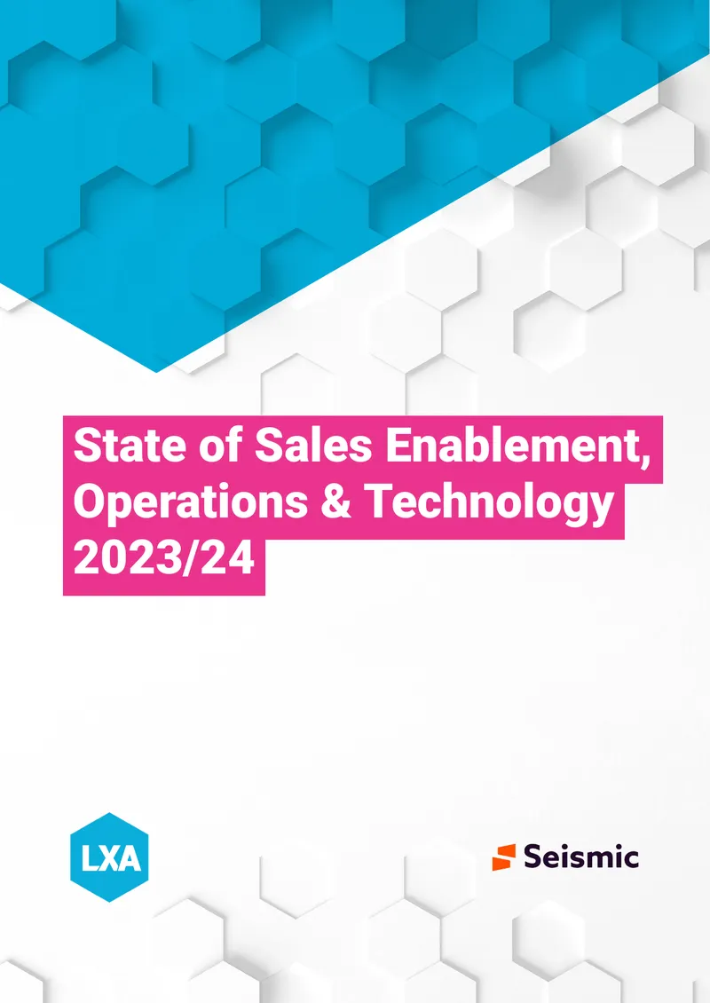 State of Sales Enablement Operations and Technology Report 2023/24