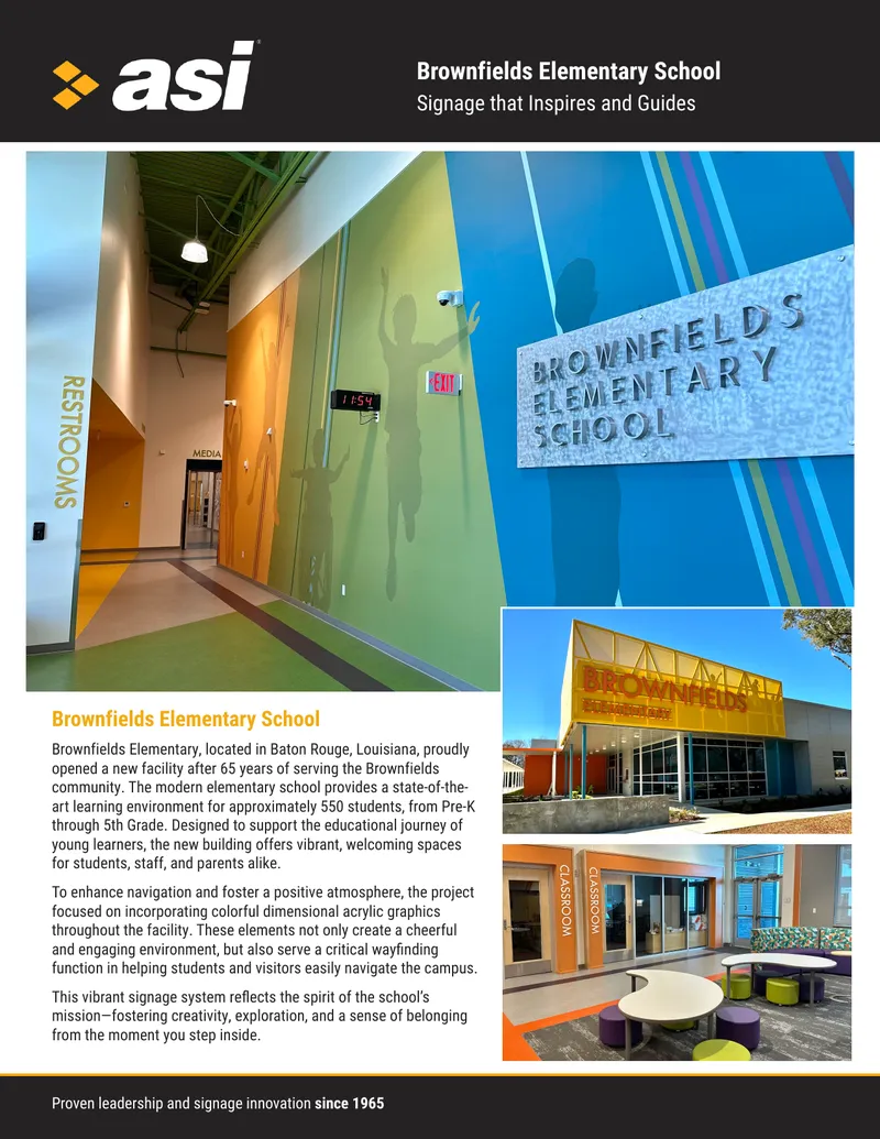 Brownfields Elementary School Facility Overview