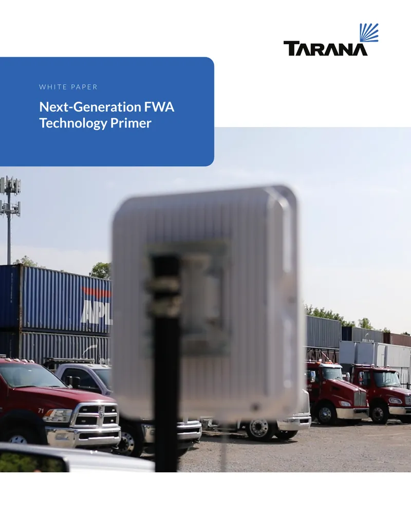 Next-Generation Fixed Wireless Access Technology Primer
