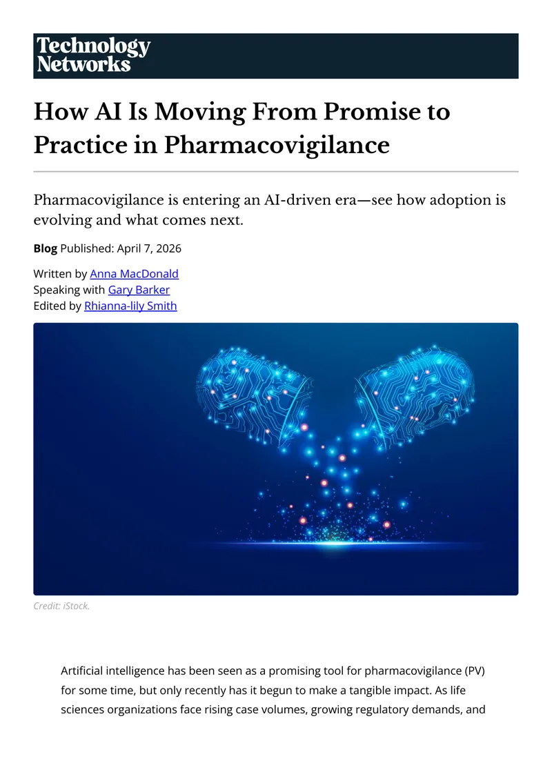 AI Adoption in Pharmacovigilance Practices