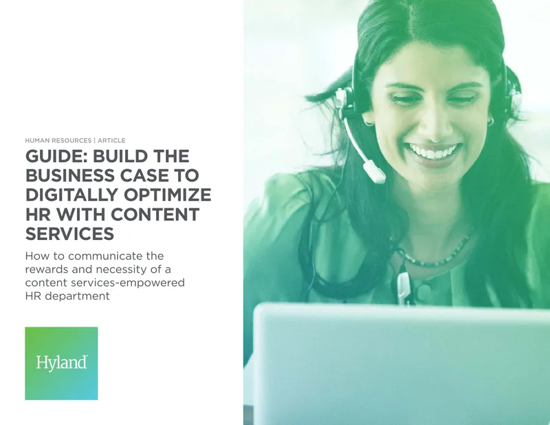 Guide to Digitally Optimize HR with Content Services