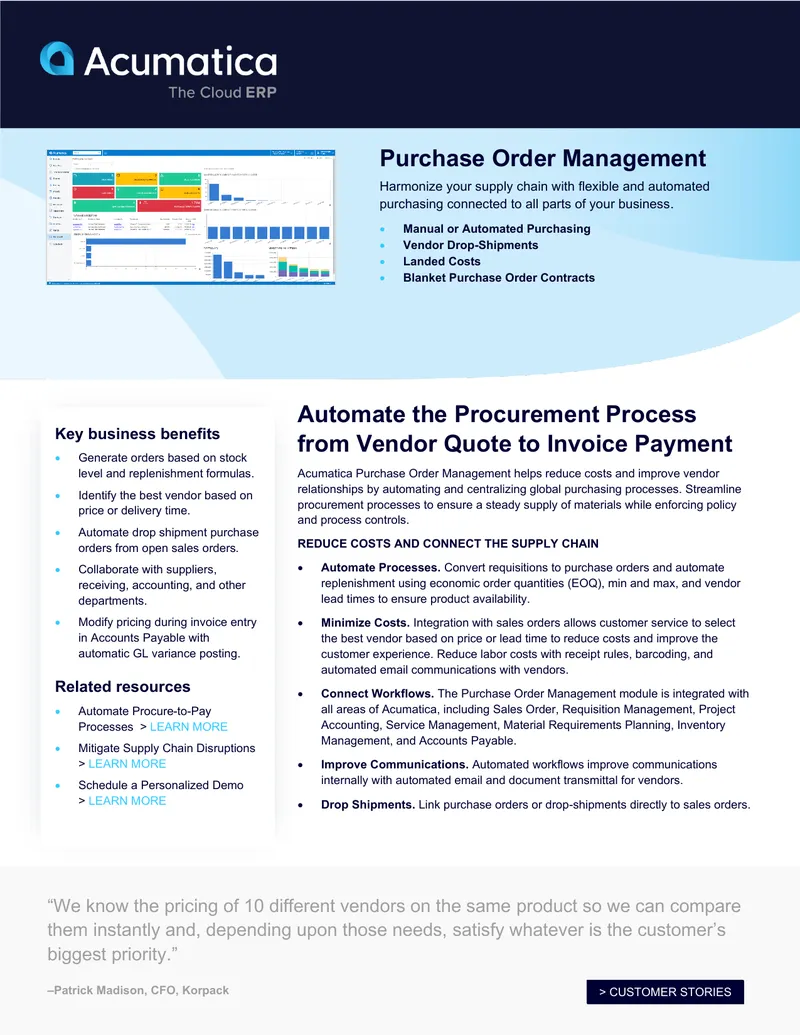 Purchase Order Management System Overview