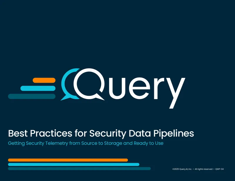 Best Practices for Security Data Pipelines