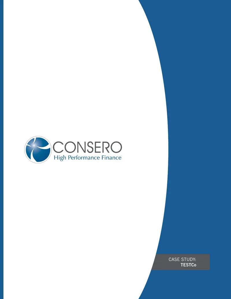 TESTCo Case Study on Financial Process Improvement