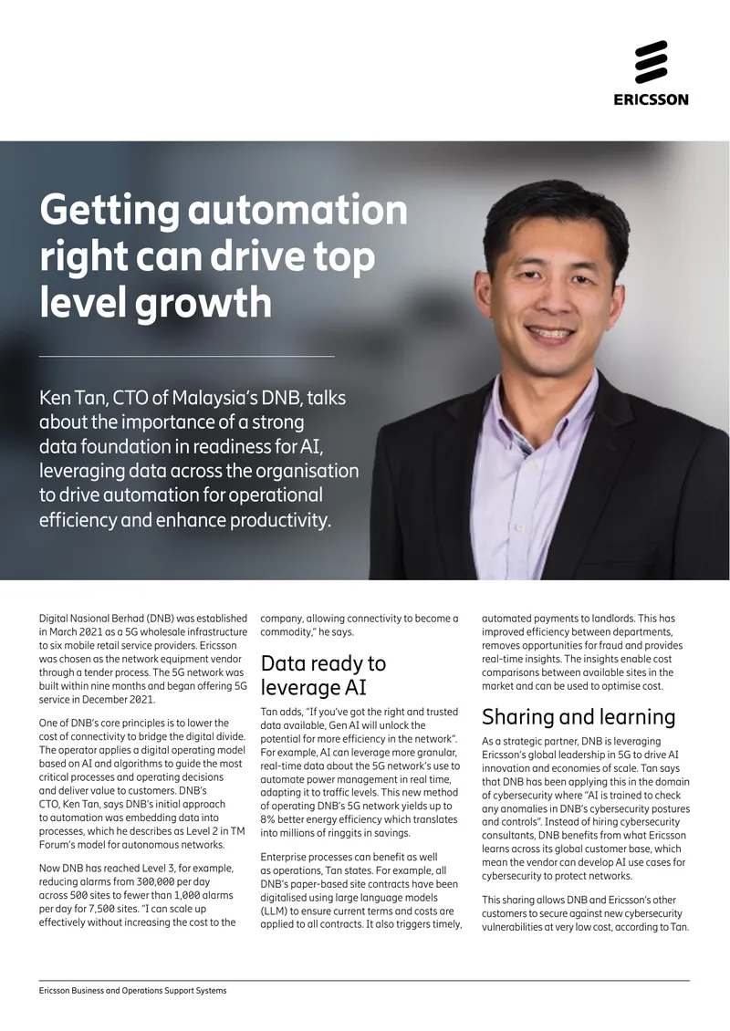 Automation and AI in 5G Network Operations