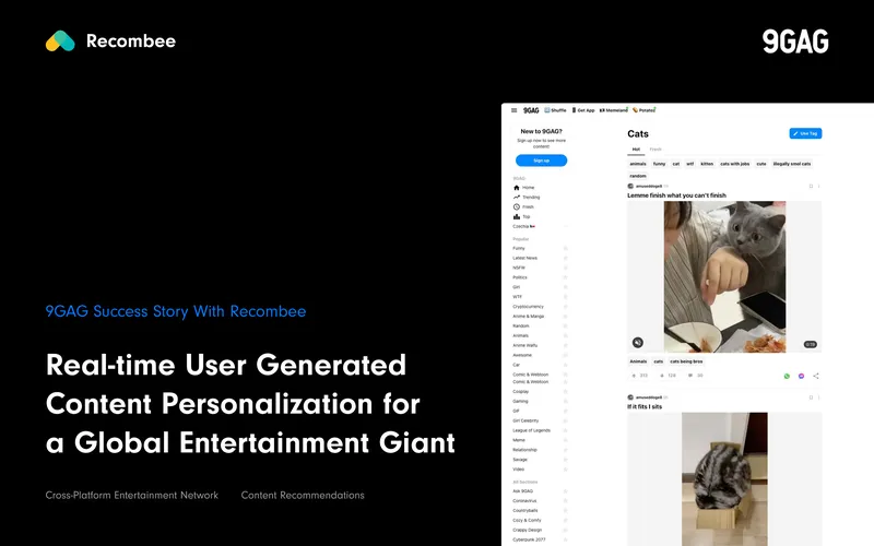 Content Personalization for 9GAG Using Recombee