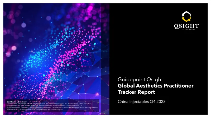 Global Aesthetics Practitioner Tracker Report Q4 2023