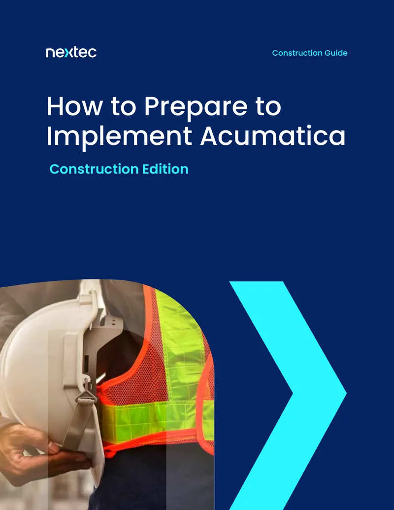 Guide to Implementing Acumatica Construction ERP