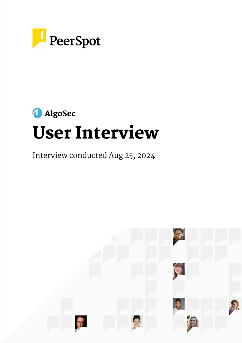 User Interview on AlgoSec Firewall Management