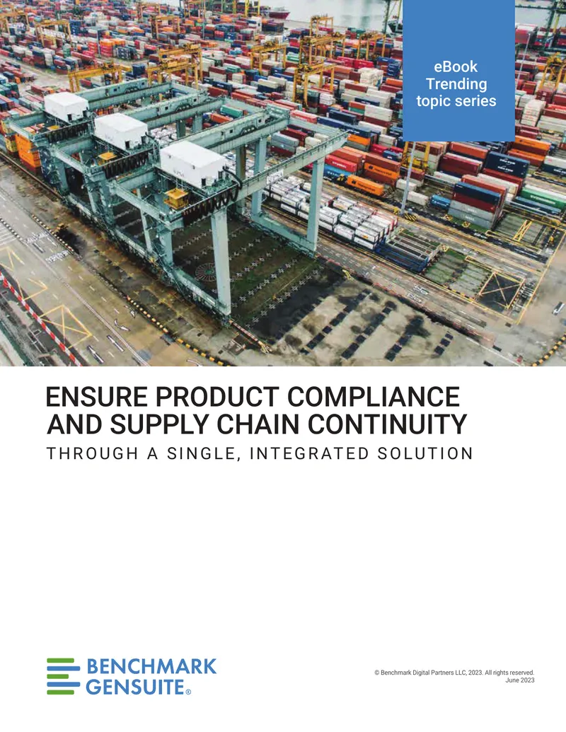 Product Compliance and Supply Chain Engagement Guide