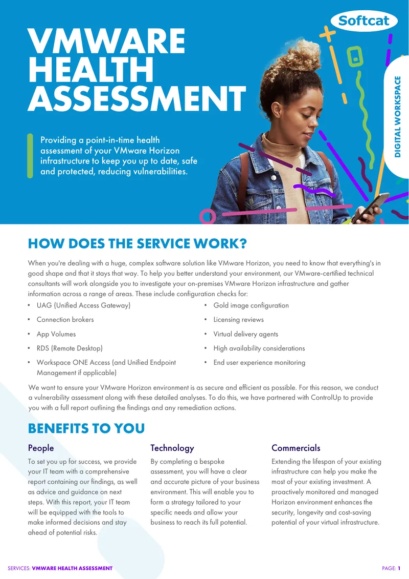 VMware Horizon Health Assessment Service