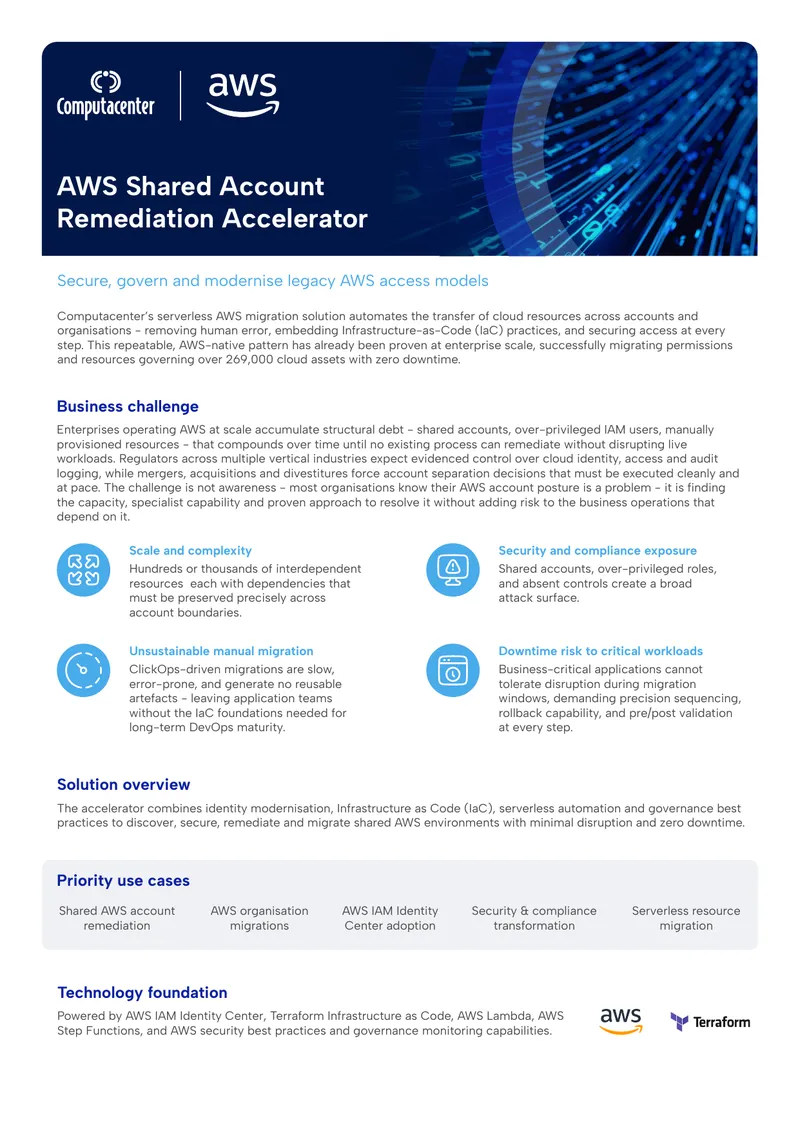 AWS Shared Account Remediation Accelerator Overview