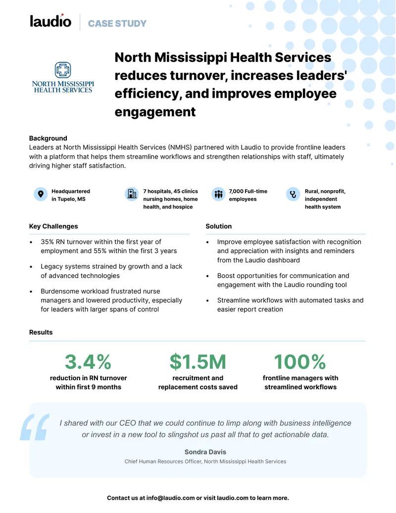 North Mississippi Health Services Case Study