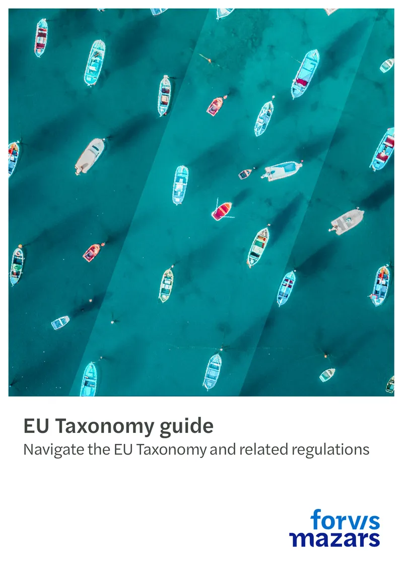 EU Taxonomy Regulation and Sustainability Framework