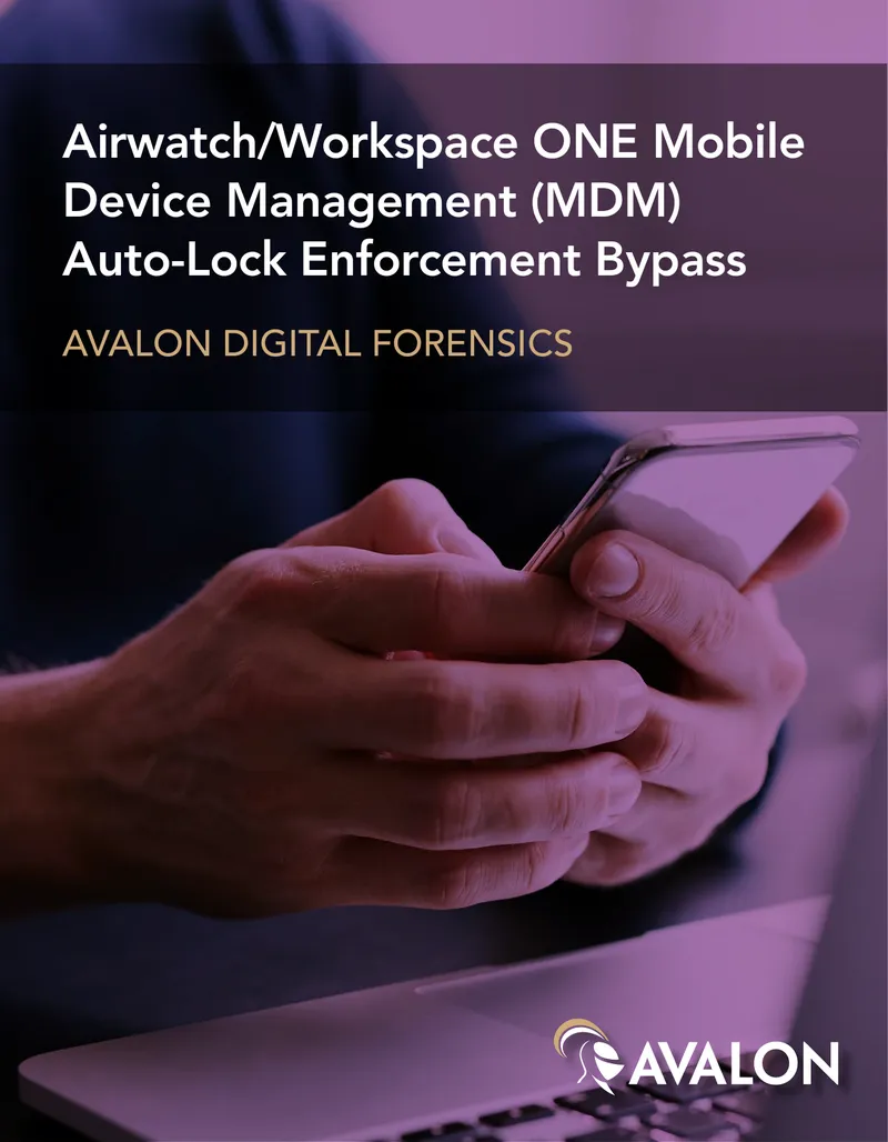 Auto-Lock Enforcement Bypass in Mobile Device Management