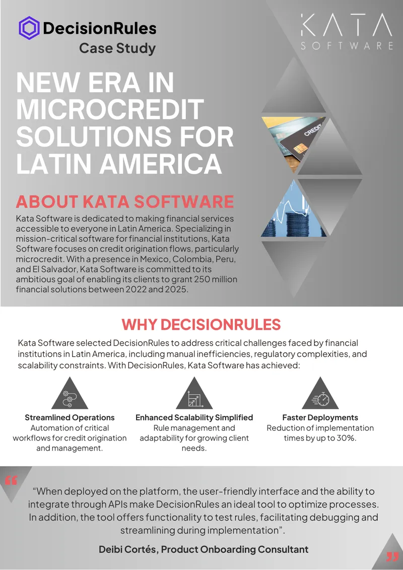 Microcredit Solutions Case Study for Latin America