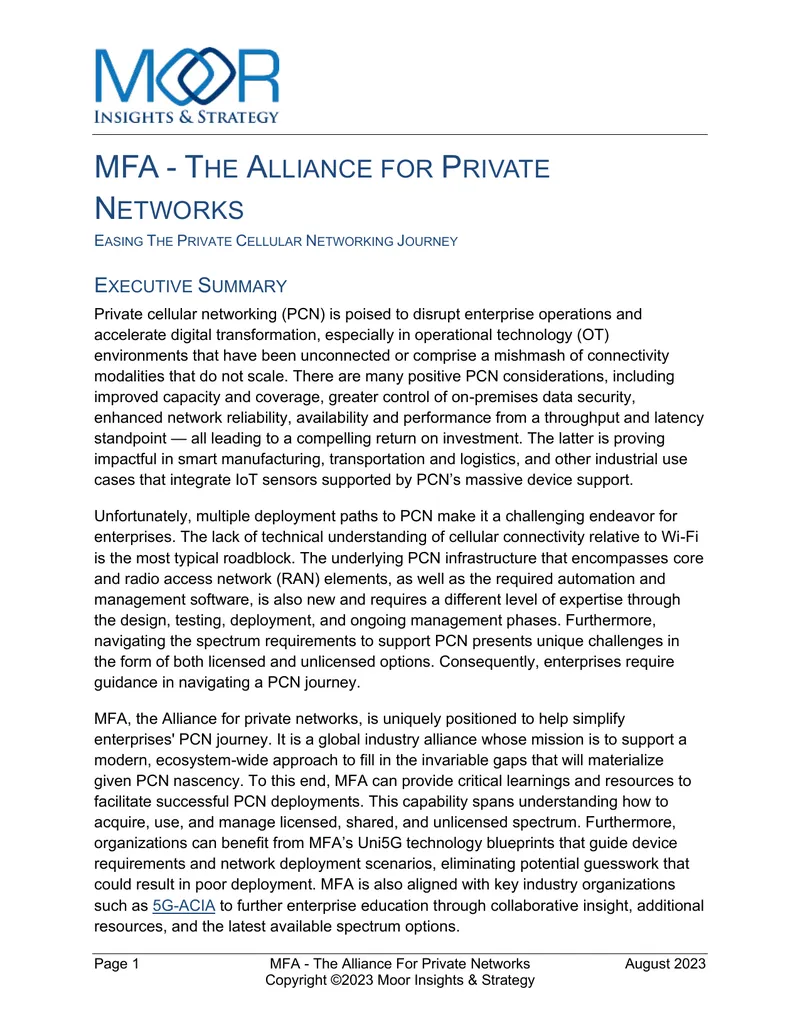 Private Cellular Networking Deployment Guide
