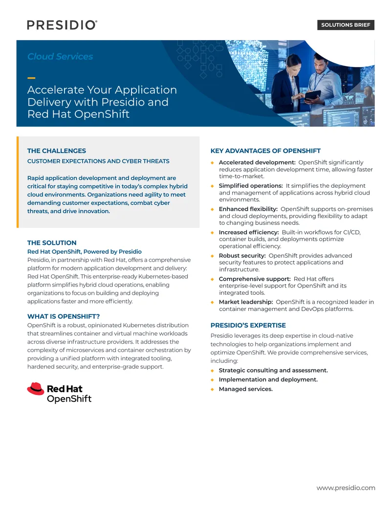 Red Hat OpenShift Implementation and Benefits