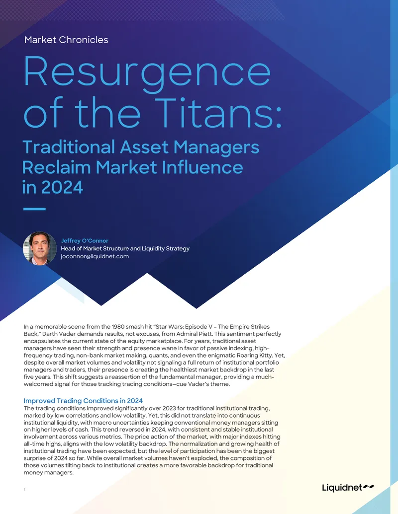 Resurgence of Traditional Asset Managers in 2024