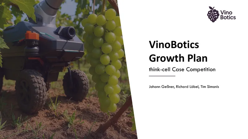 VinoBotics Growth Plan and Market Overview