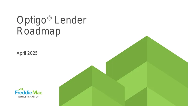 Freddie Mac Optigo Lender Roadmap
