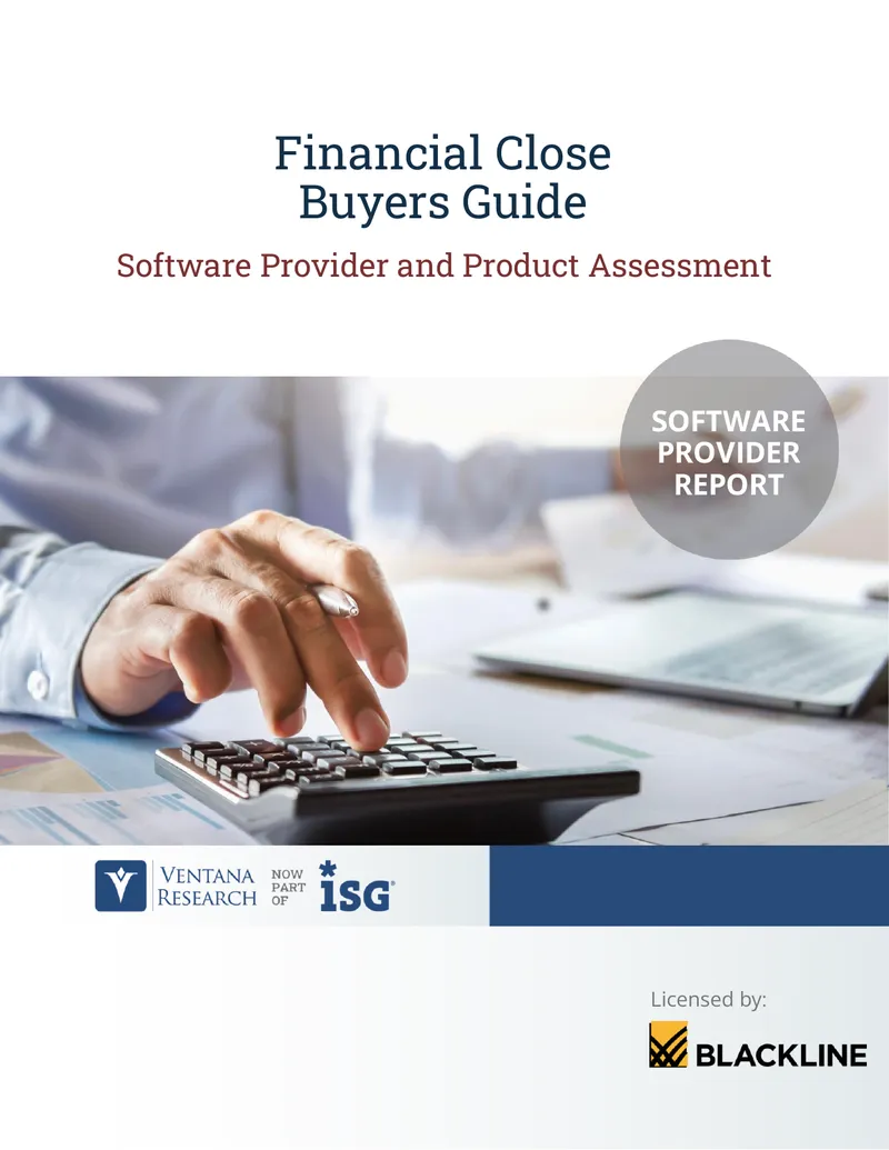 Ventana Research Buyers Guide 2024: Financial Close