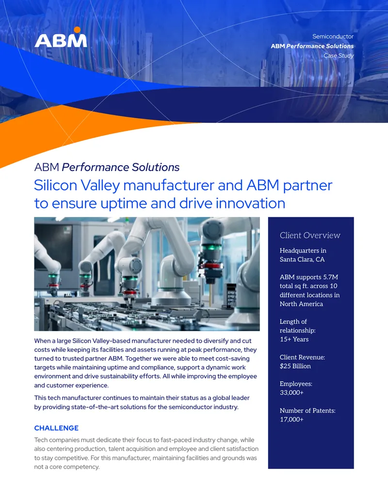 ABM Performance Solutions Case Study in Semiconductor Industry