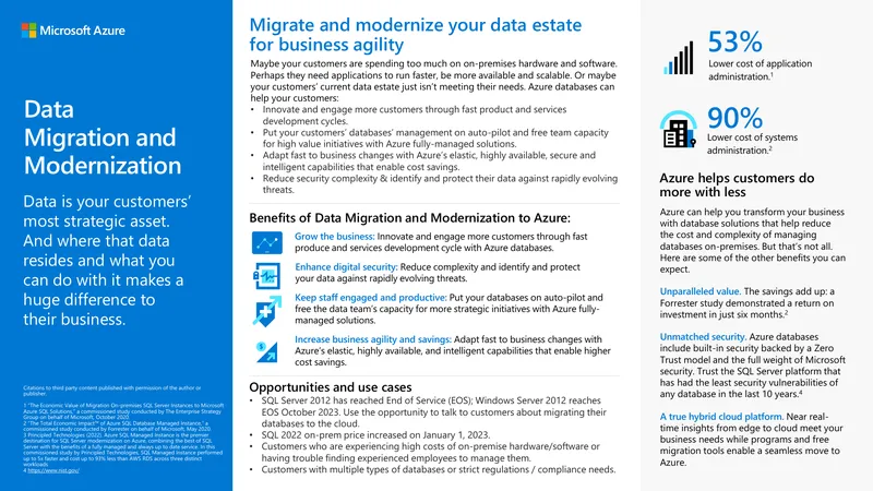 Data Migration and Modernization Strategies