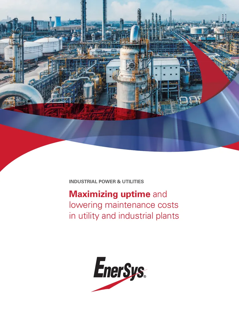TPPL Battery Solutions for Utilities and Industrial Applications