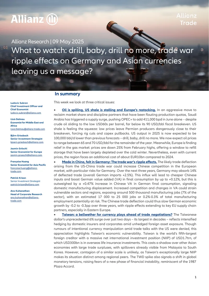 Oil Market Dynamics and Trade War Impacts