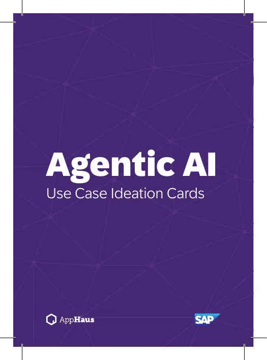 Agentic AI Use Case Ideation Cards