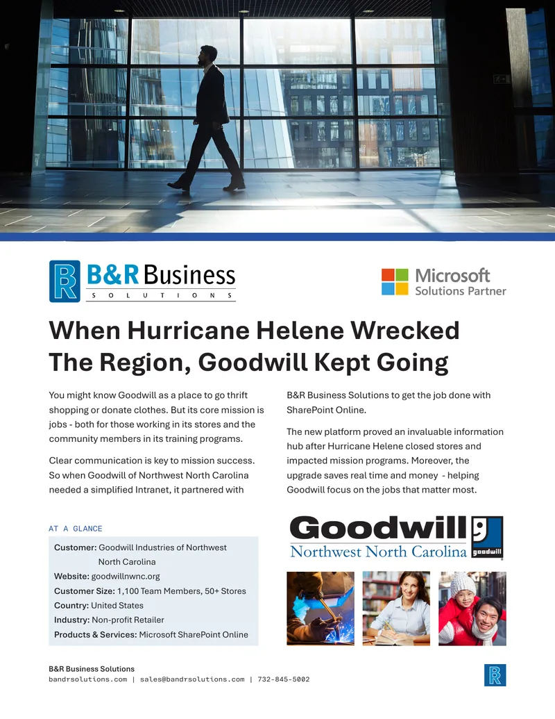 Goodwill's Intranet Development with SharePoint Online