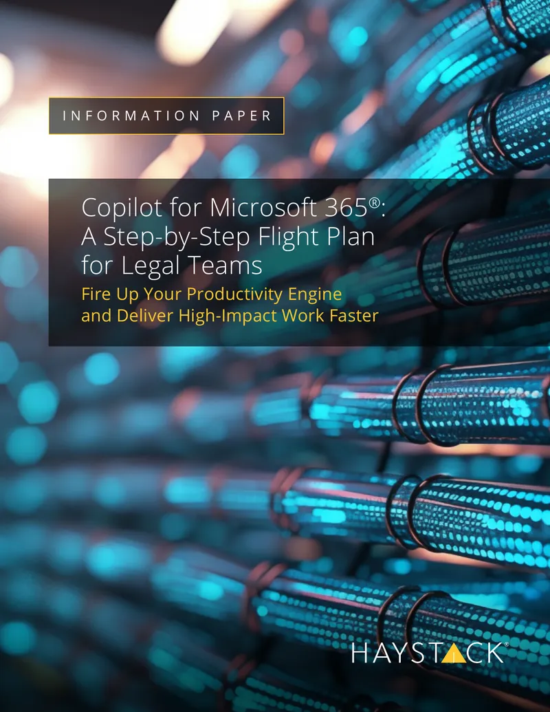 Copilot for Microsoft 365 Implementation Guide for Legal Teams