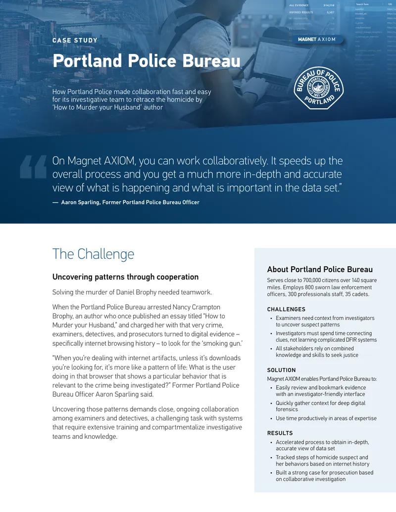 Collaboration in Digital Investigations for Homicide Cases