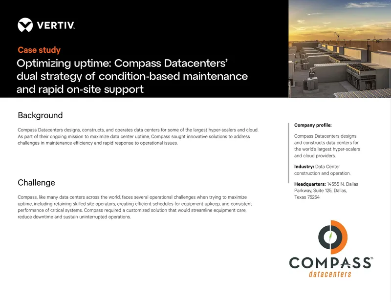 Optimizing Uptime in Data Center Operations