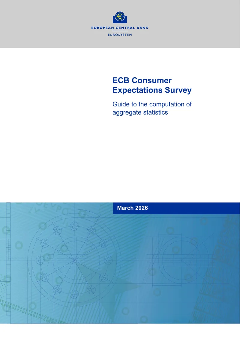 ECB Consumer Expectations Survey Aggregate Statistics Guide