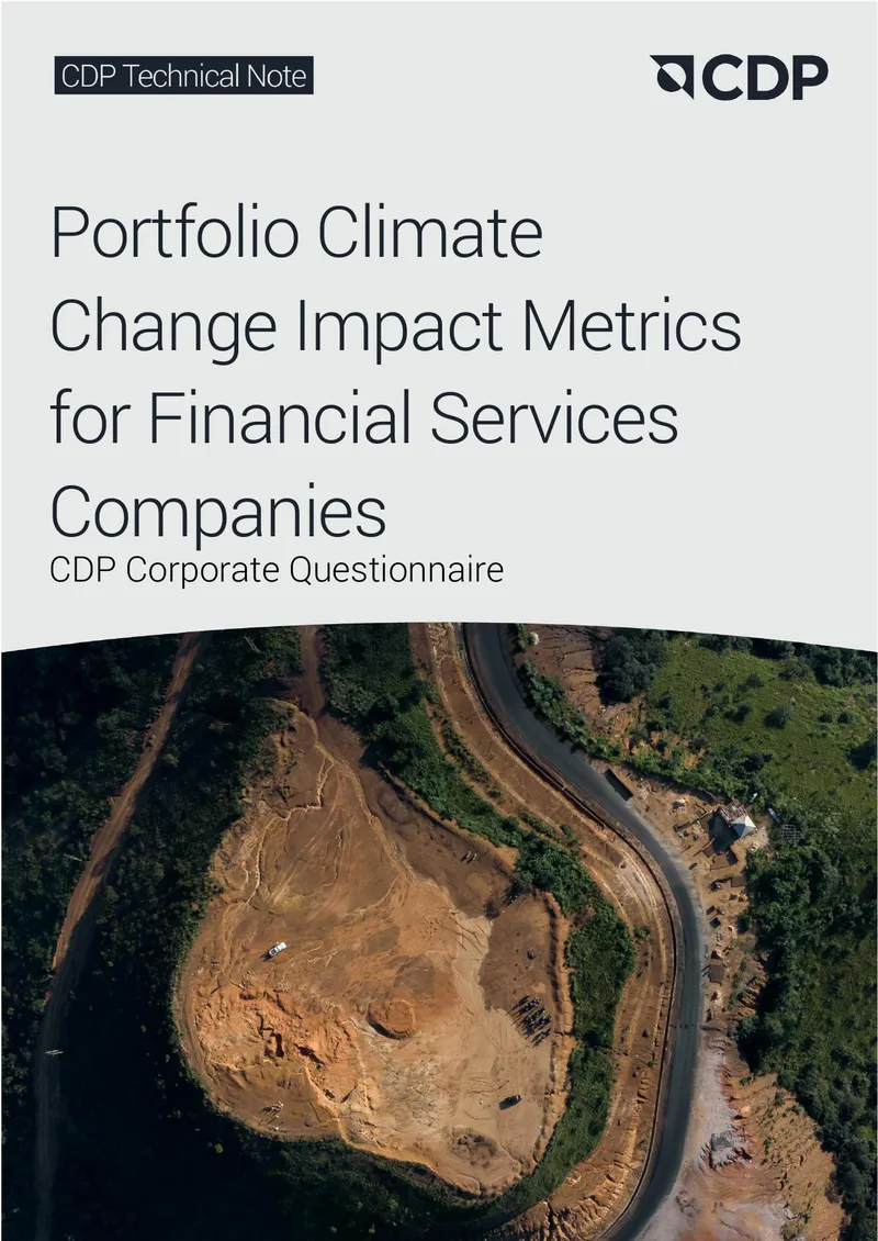 Portfolio Climate Change Impact Metrics for Financial Services