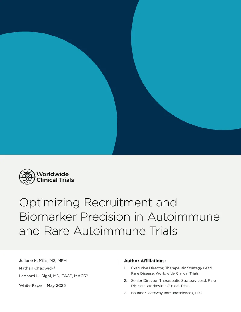 Optimizing Recruitment and Biomarker Precision in Autoimmune Trials